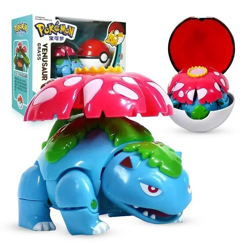 Pokémon Figure Toy Deform Poke ball Action Figure Set