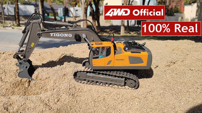 4WD RC Excavator Dump Truck Bulldozer 1:20 Remote Control Toy