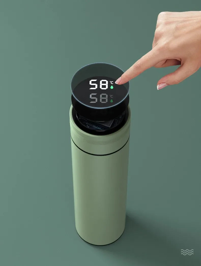 500ML Temperature Display Thermos Cup – Insulated Stainless Steel Bottle