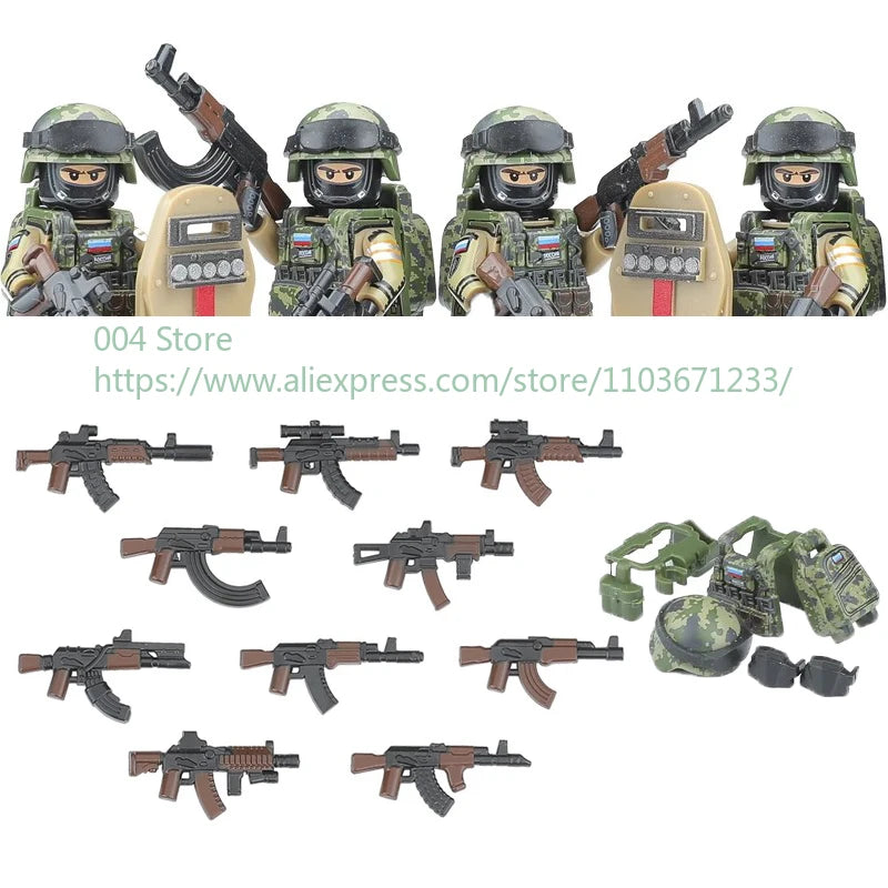 Military Special Forces Building Blocks Sniper SWAT Mini Figures