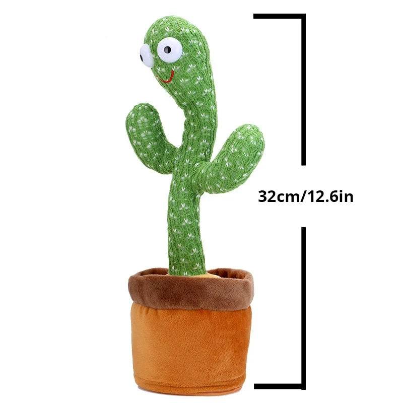 Dancing Cactus Toy – Talking, Singing & Wiggling Plush