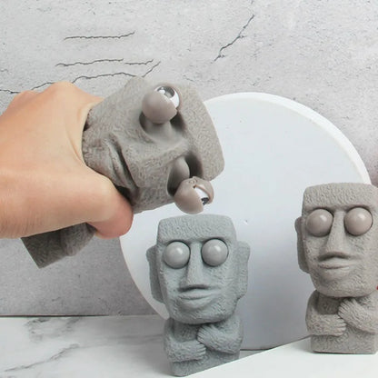Moai Squishy Toy – Slow Rising Stress Relief Squeeze Toy
