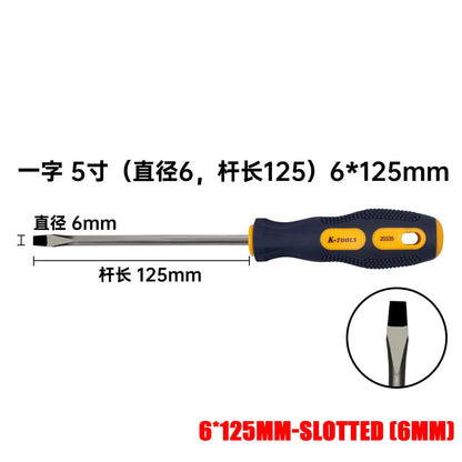 Magnetic Screwdriver High Carbon Steel Phillips & Slotted Tool