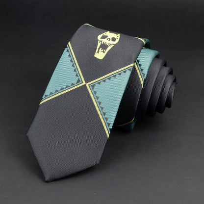  Anime JoJo Tie Kira Yoshikage Halloween Cosplay Costume Accessories KILLER QUEEN Skull Party Cosplay  Accessories Fake Collar