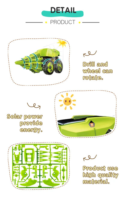 Dinosaur Solar STEM Toy – DIY Educational Science Car Kit
