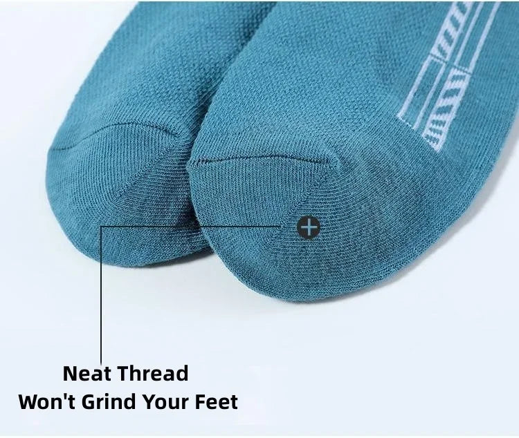 Men's Ankle Socks Breathable Cotton Sports Socks 5 Pairs