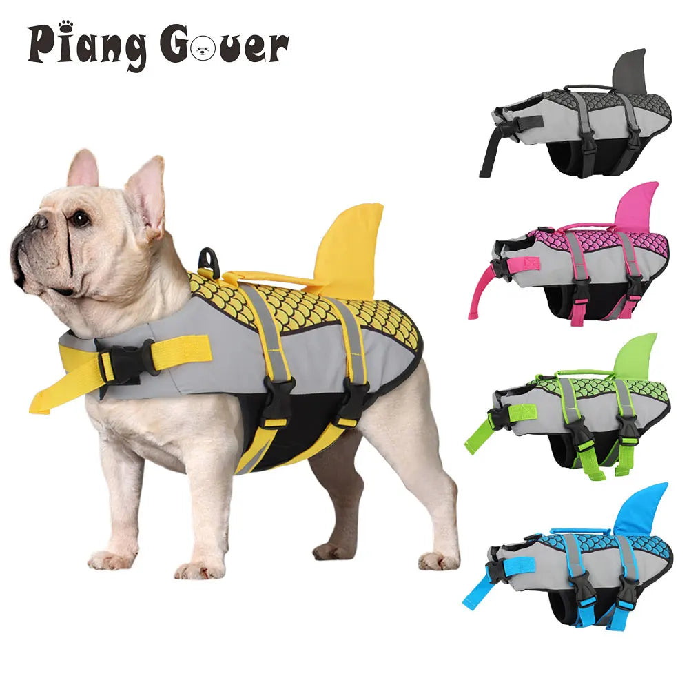Dog Life Jacket – Shark Style Pet Swimming Vest