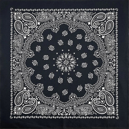 Oversized Paisley Bandana 70cm Cotton Hip Hop Head Scarf