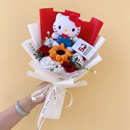 Sanrio Plush Bouquet Cute Cartoon Plush Gift 32–36cm