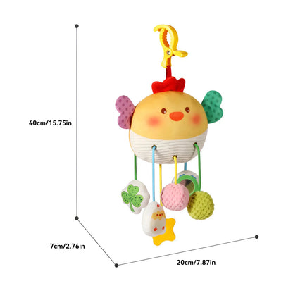 Baby Crib Hanging Toy Pull String Sensory Pendant