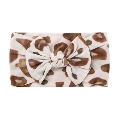 Baby Flower Headband Soft Nylon Newborn Hairband