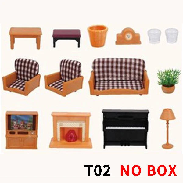 Dollhouse Miniature Kitchen Set 1:12 Cooking Accessories