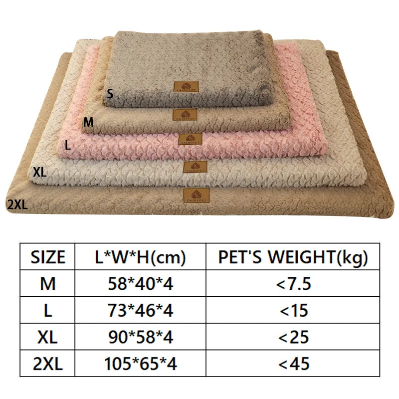 Orthopedic Dog Bed with Washable Cover – Crate Mat