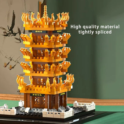 Yellow Crane Tower Building Block Set – Chinese Architecture Model