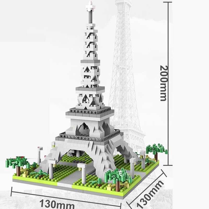 A compact architecture model for creative building, display, and hands-on assembly.