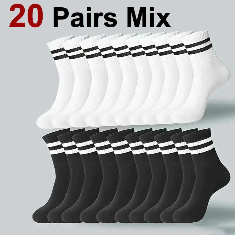 Crew Sports Socks Breathable Sweat Absorbing Athletic Socks