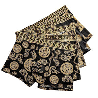 Men's Boxer Shorts 4PCS Breathable Printed Stretch Underwear