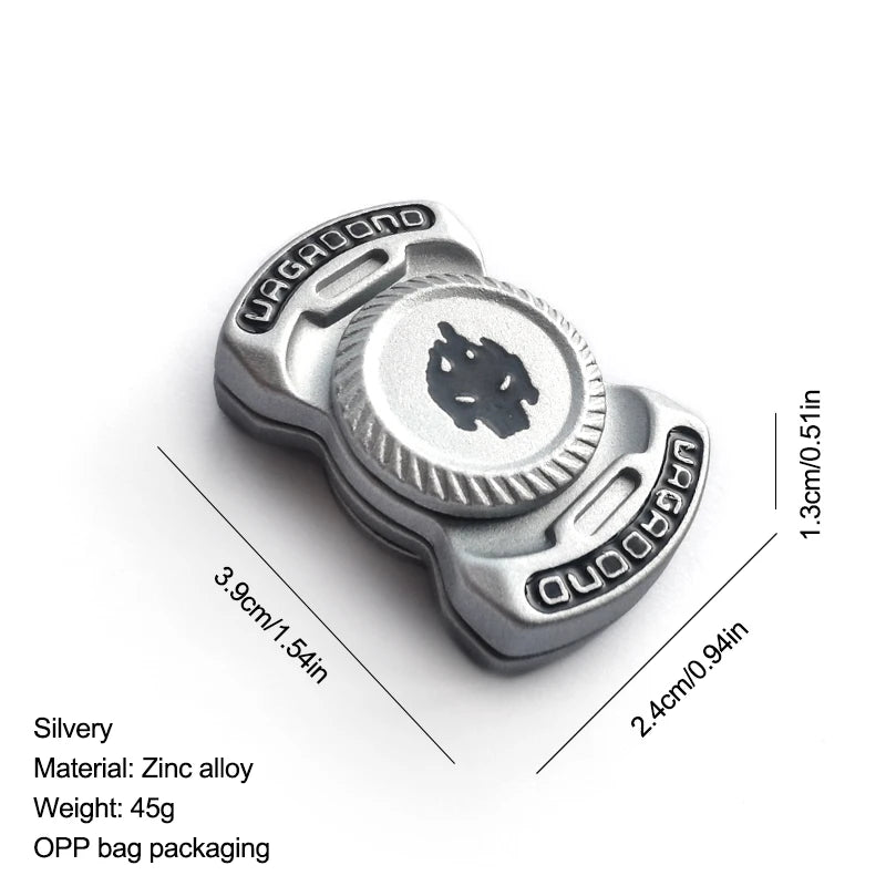 3-in-1 Metal Fidget Toy Spinner Slider Stress Relief EDC