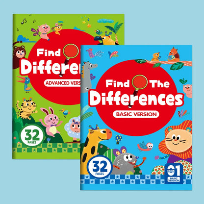 Hidden Differences Activity Book with Observation Games