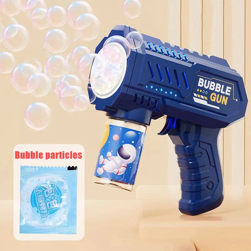 Dinosaur Bubble Machine Electric Bubble Gun with Lights