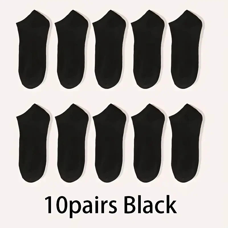 Ankle Socks 5 Pack Breathable Low Cut Unisex Socks