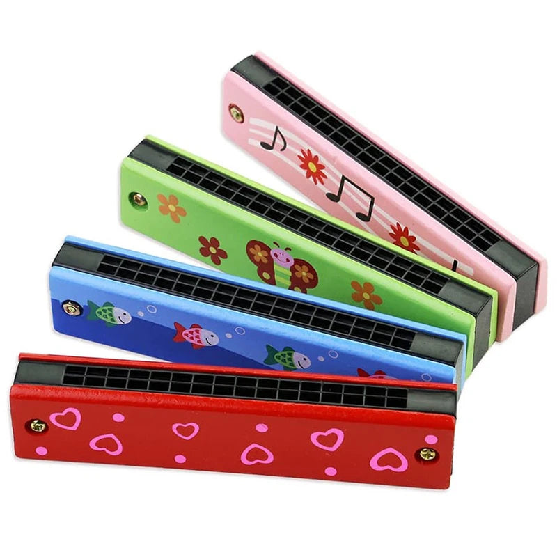 Wooden Harmonica for Kids – Musical Instrument Toy for Early Education
