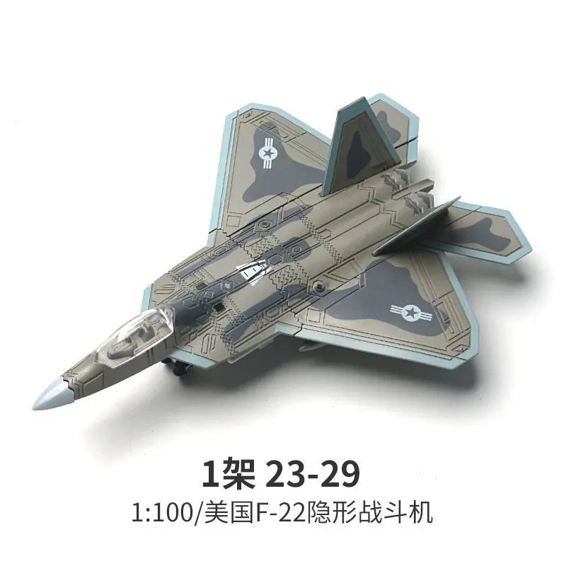 Military Aircraft Building Blocks Fighter Plane Model Construction Toy