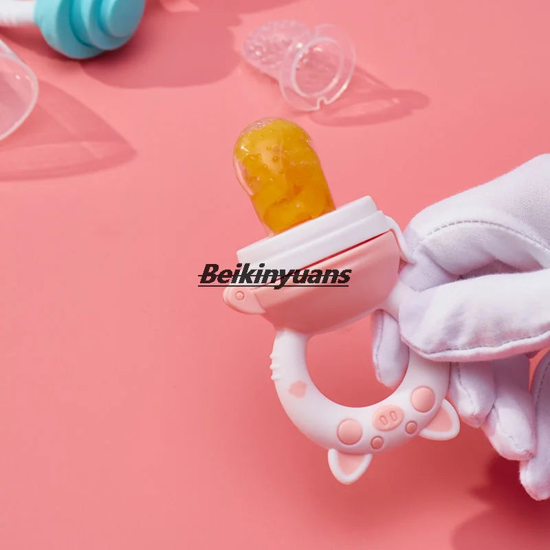 Baby Fruit Feeder Pacifier Silicone Teething Feeder