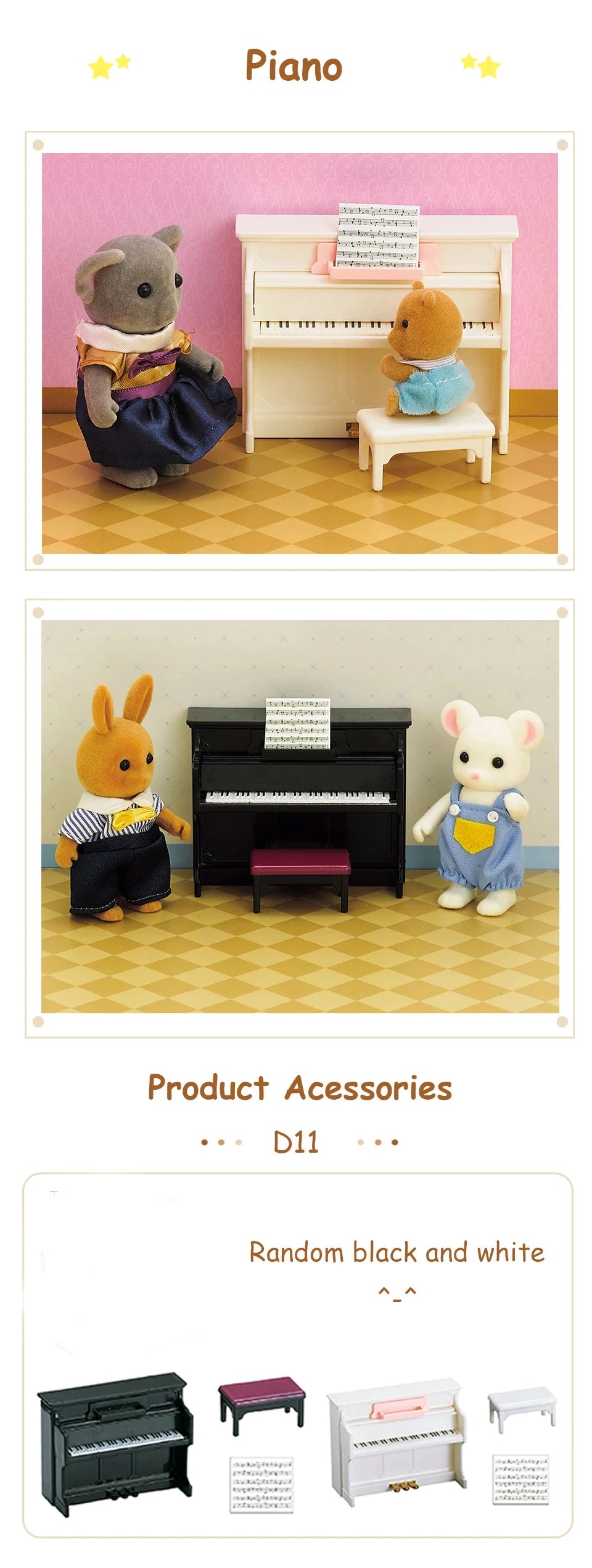 Miniature Dollhouse Furniture 1:12 Pretend Play Accessories