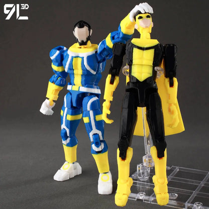 Invincible Boy Action Figure 14cm 3D Printed Poseable Model
