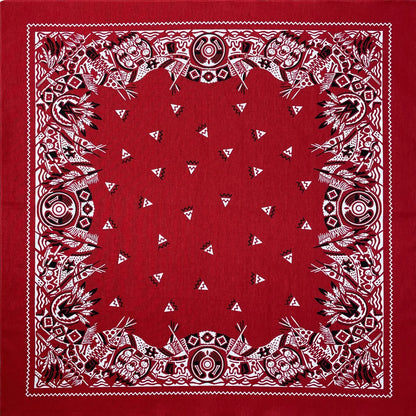 Oversized Paisley Bandana 70cm Cotton Hip Hop Head Scarf