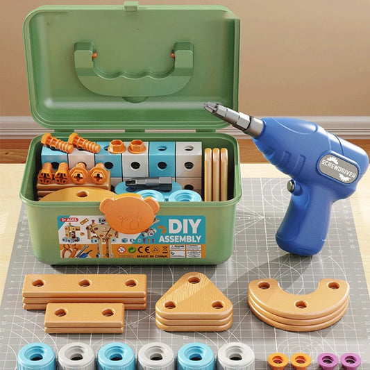 Nut and Bolt Puzzle Toy DIY Screw Assembly Educational Tool Set