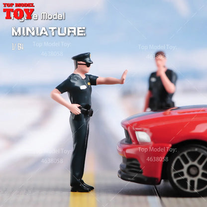1/64 Miniature Figures Model Car Accessories Scene People Set