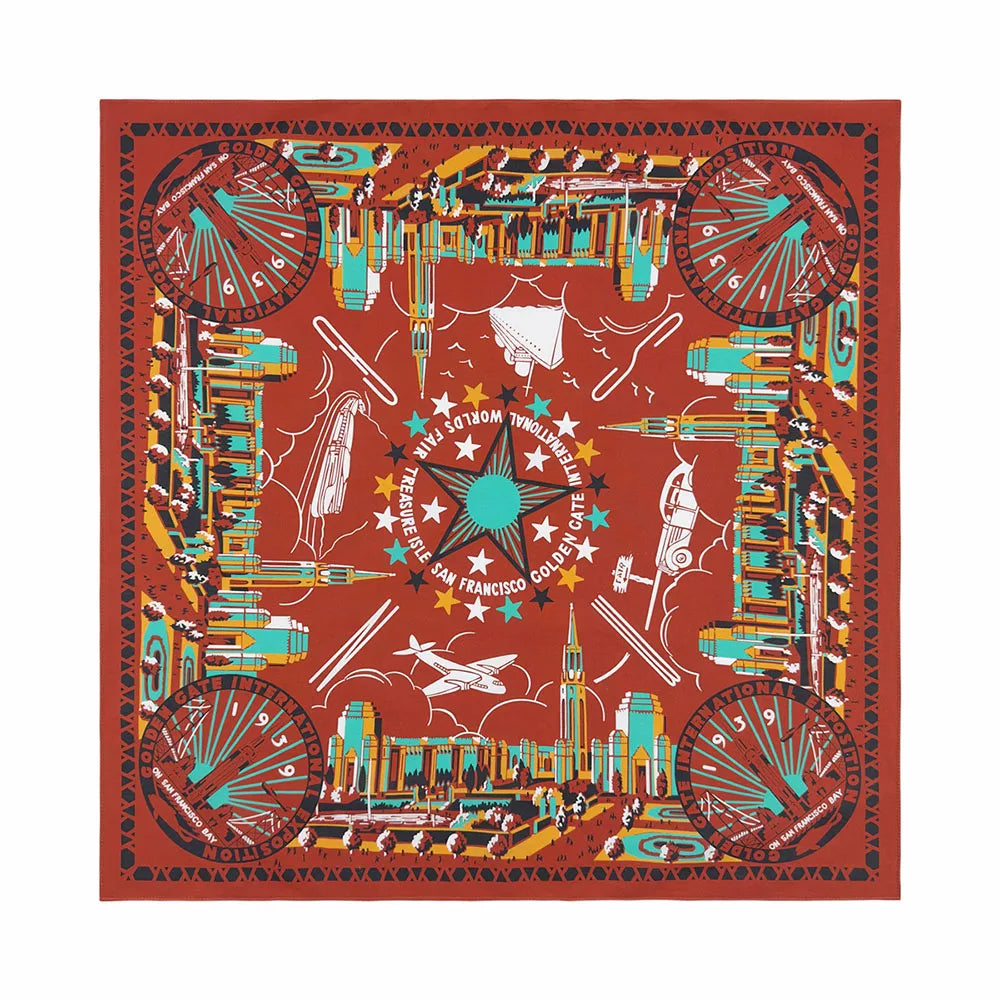 Cotton Bandana Scarf Skull Paisley Hip Hop Headband