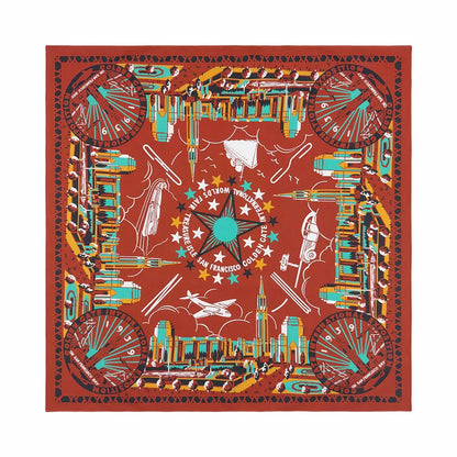 Cotton Bandana Scarf Skull Paisley Hip Hop Headband
