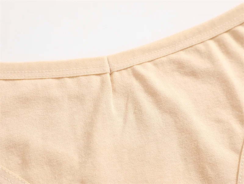 Women's Cotton Thong Panties 4PCS Seamless Low Rise Set