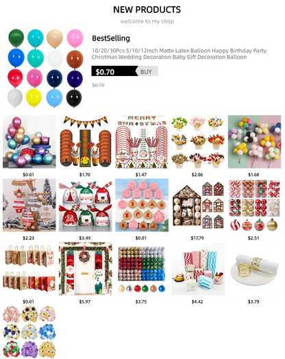 Matte Latex Balloons 10/20/30 Pack Party Decoration Balloons