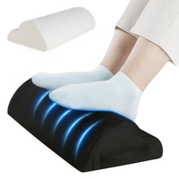 Memory Foam Under Desk Footrest – Office & Gaming Leg Support Pillow