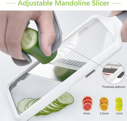 Adjustable Stainless Steel Mandoline Vegetable Slicer