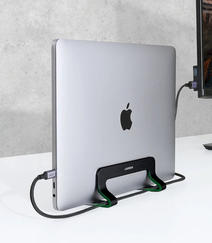 Vertical Laptop Stand – Adjustable Aluminum Notebook Holder