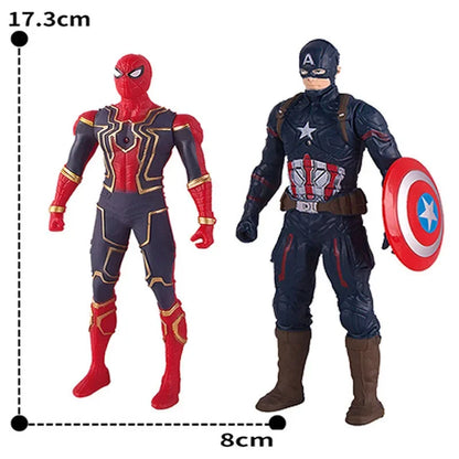 Superhero Action Figure 17cm Luminous Collectible Model Toy