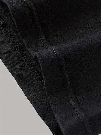 Men's Boxer Shorts 10PCS Breathable Stretch Black Underwear