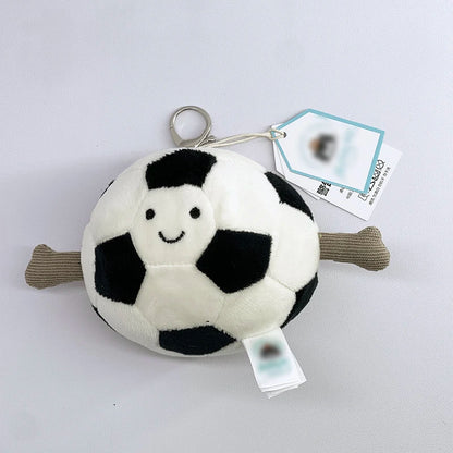 Cute Plush Keychain Soft Animal Bag Charm Pendant