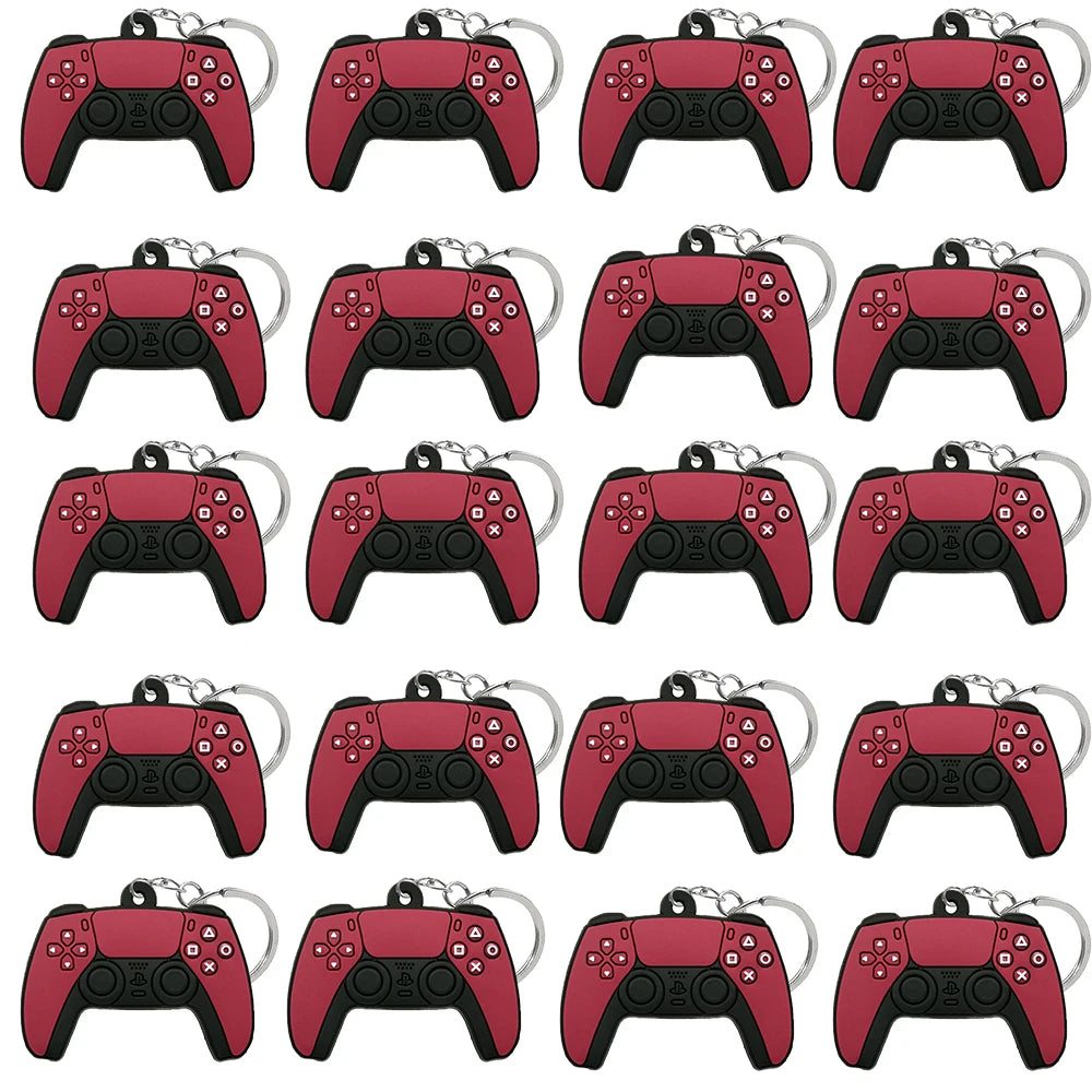 A fun gaming-inspired accessory set for keys, handbags, backpacks, party favors, and gifting.