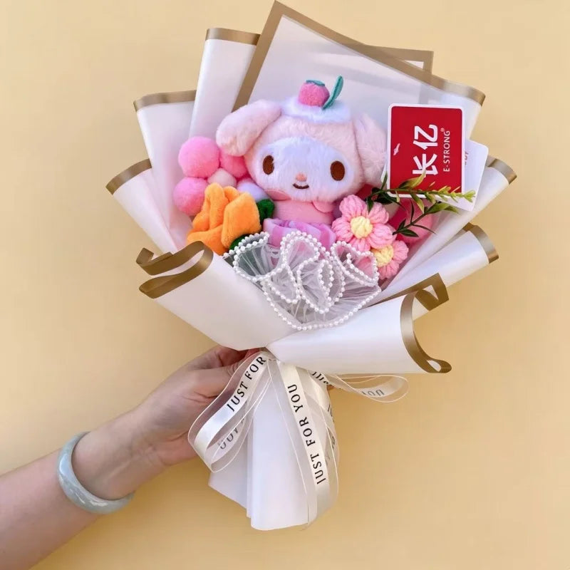 Sanrio Plush Bouquet Cute Cartoon Plush Gift 32–36cm