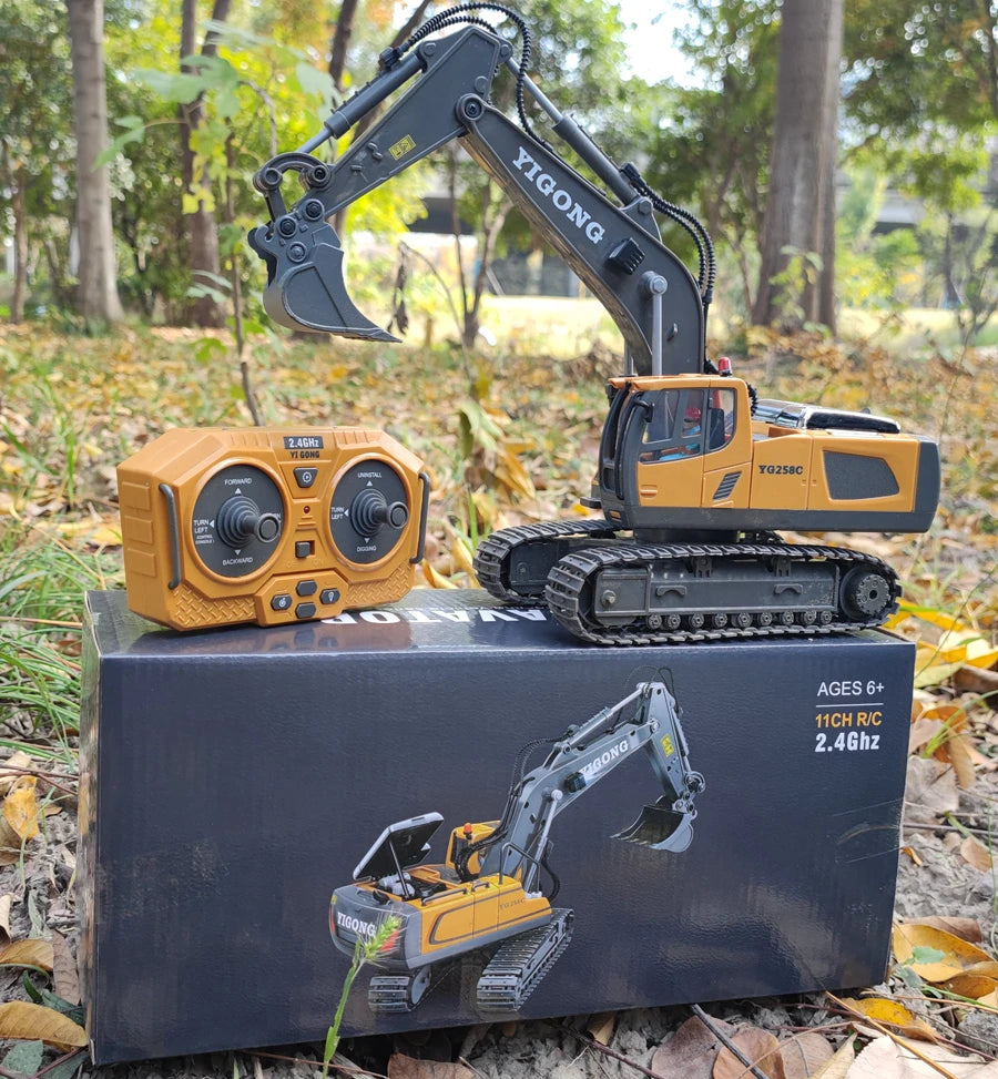 4WD RC Excavator Dump Truck Bulldozer 1:20 Remote Control Toy