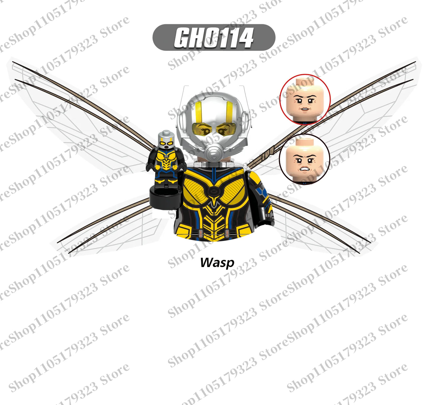 Superhero Building Block Figures Mini Brick Toys