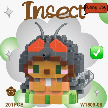Insect Building Blocks – 3D Animal Model Set