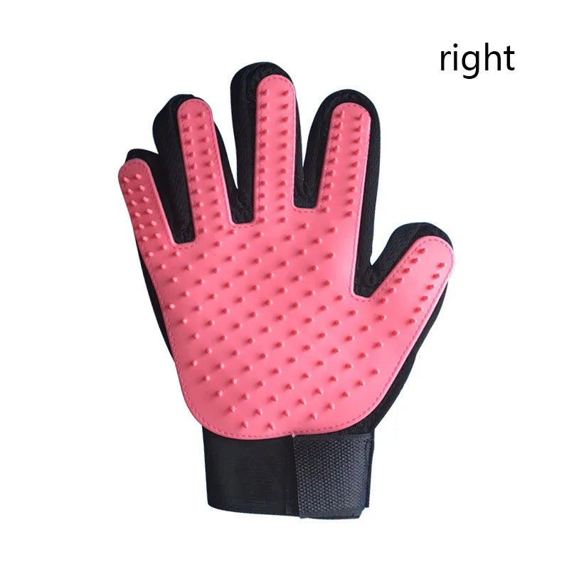 Pet Grooming Glove for Dogs & Cats | Silicone Deshedding Brush