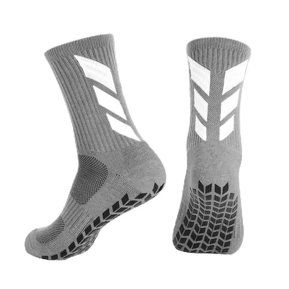 Anti Slip Football Socks Knee High Grip Sports Socks
